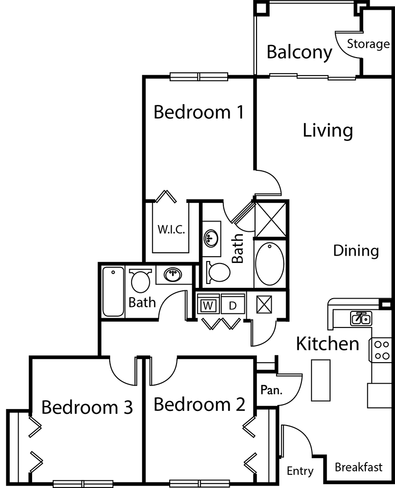 Park Avenue Flat The Estates At Park Avenue Apartments